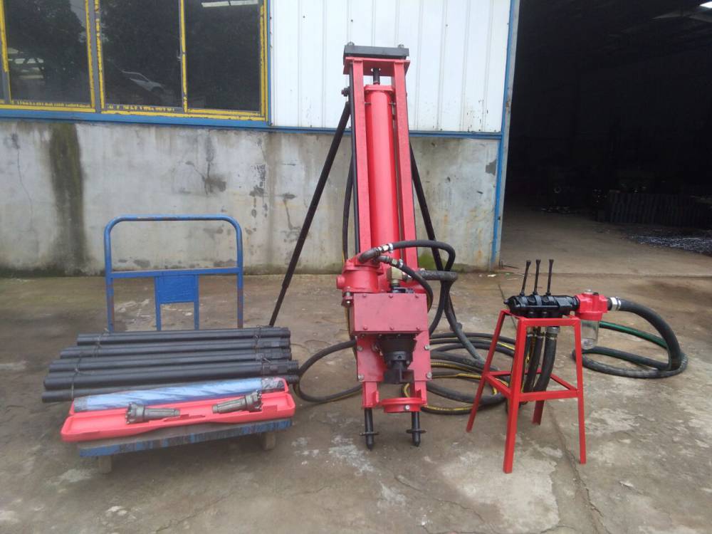 中禧zx100型气动潜孔钻机露天矿山水利等小型凿岩设备