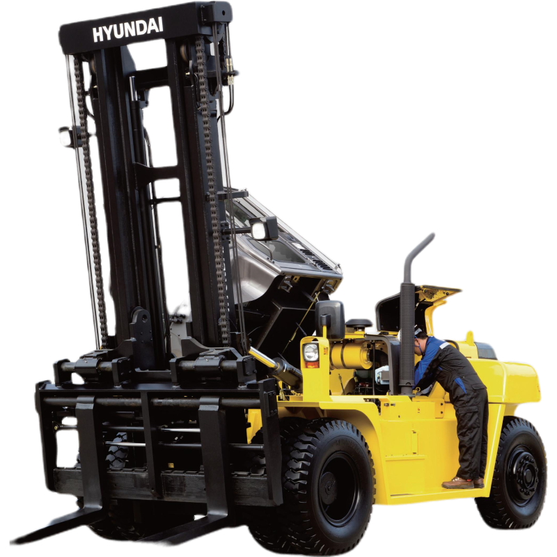 烟台现代合力集装箱柴油叉车前移式堆高机仓储蓄电池叉车