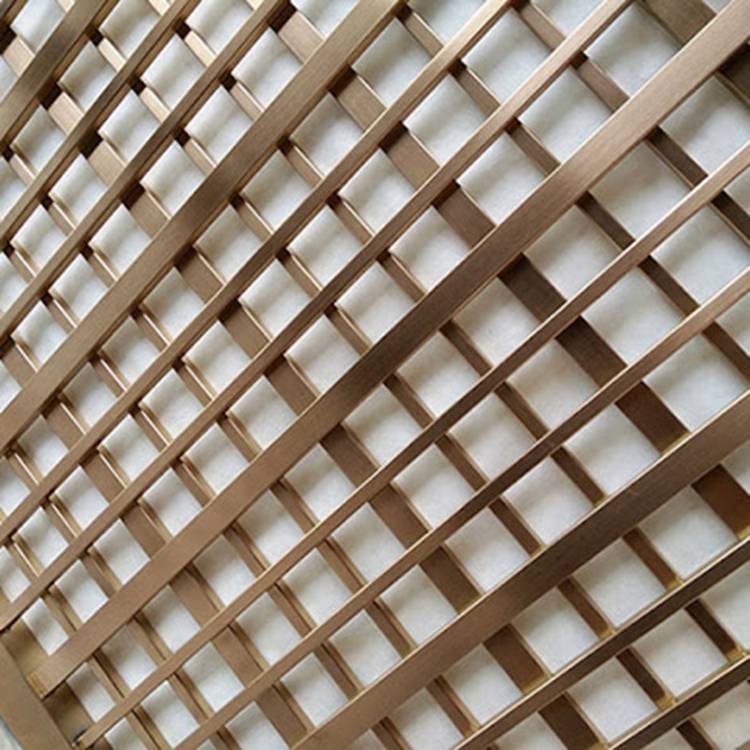 铝格栅墙面装饰外墙铝合金挂板定制造型铝花格