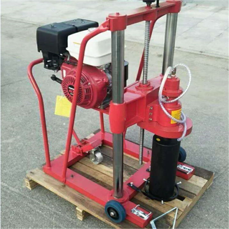 小型公路地面打眼机30型汽油地面打孔机岩石钻孔机打眼机