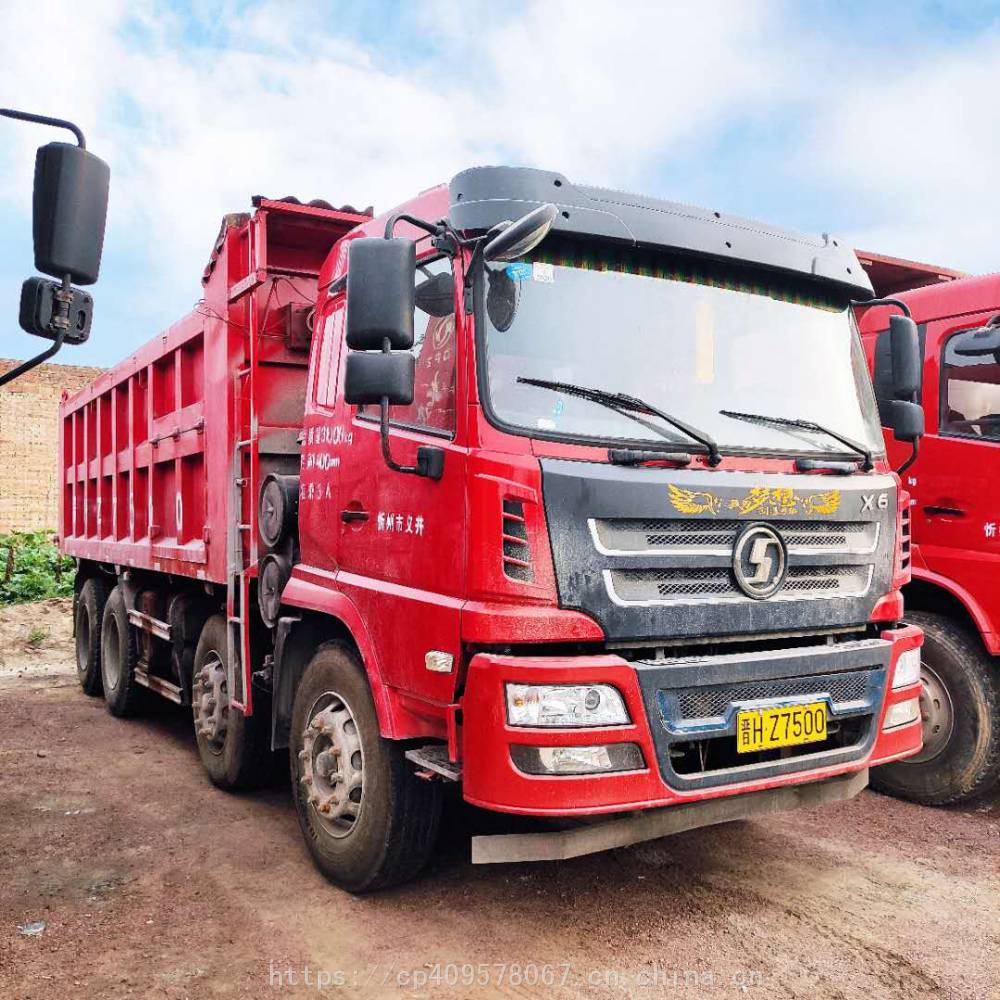 出售17年上户的陕汽轩德前四后八个人户带商业险价位不高图片