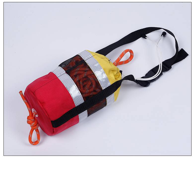 便携式水域抛绳包水面反光救生绳水域救援绳索工具套装消防器材