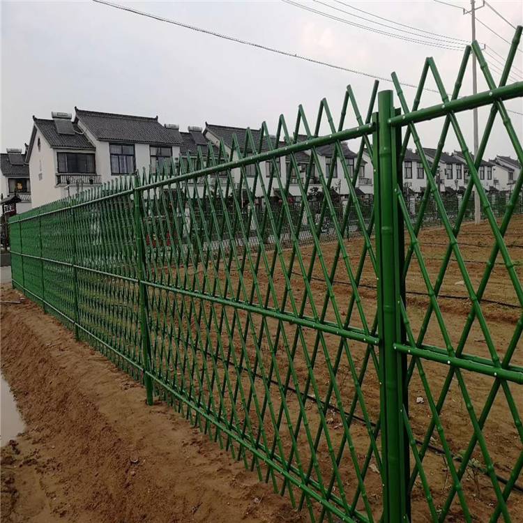 仿竹篱笆围栏 厂家供应 小区花坛绿化围栏 万泰