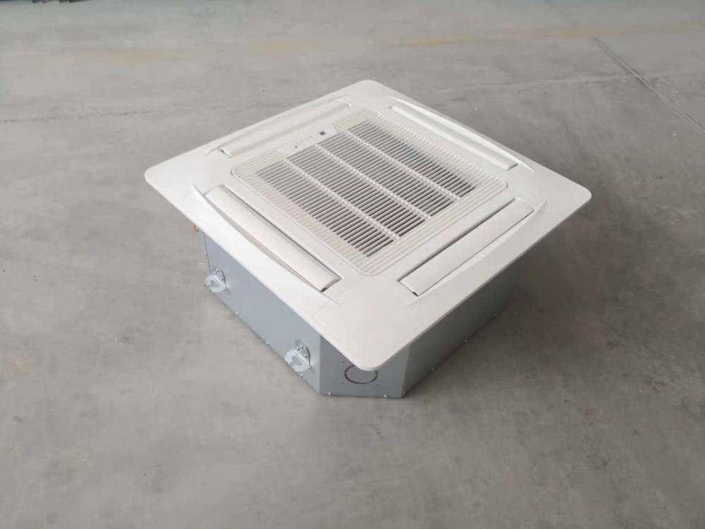 工厂供应嵌入式风机盘管水冷水暖型天花机四面出风卡式风机盘管