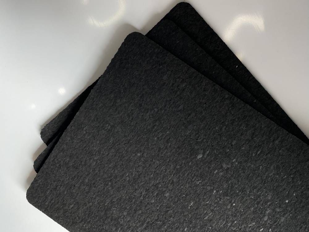 惠州 地板隔音隔声材料 黑色橡胶吸音垫阻尼 环保楼板减振隔声垫