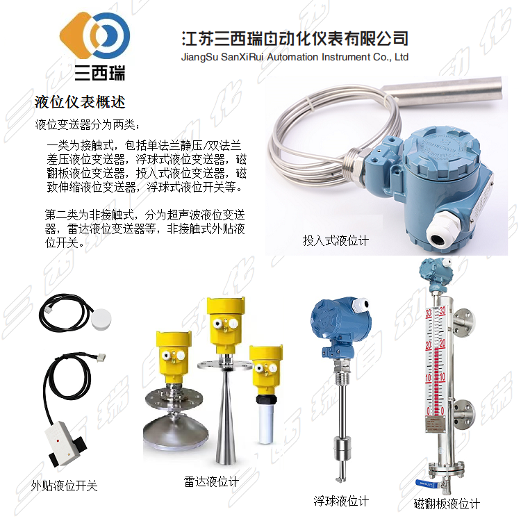 液位仪表SXR-系列