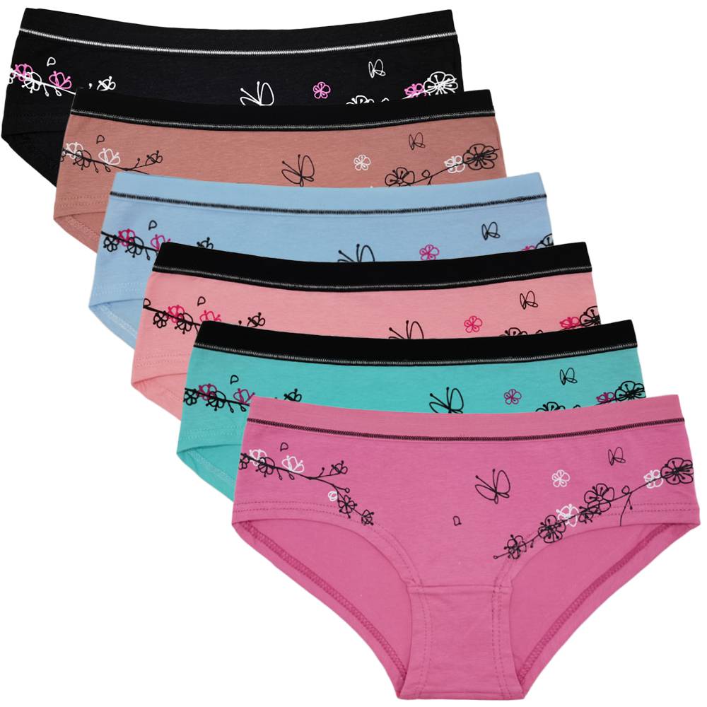 云梦妮外贸女士内裤印花女式三角裤跨境货源棉内裤批发