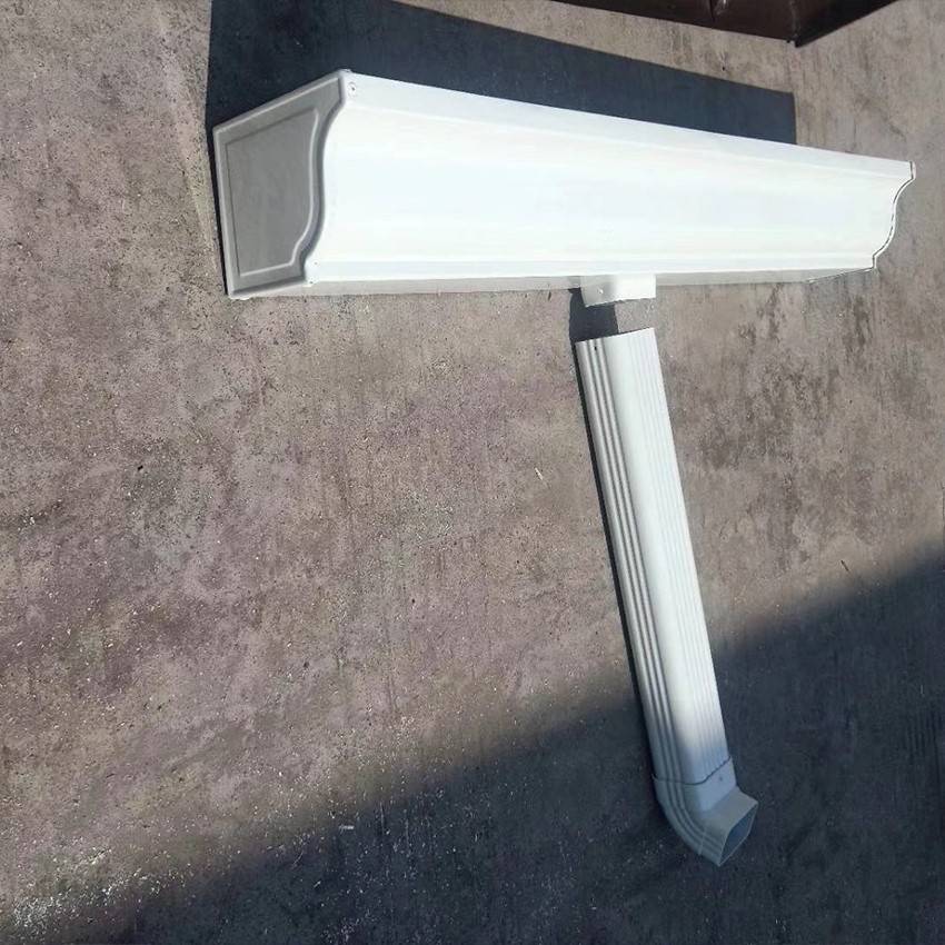 河南登封金属成品天沟彩铝檐沟滴水槽房檐排水沟型材20厚