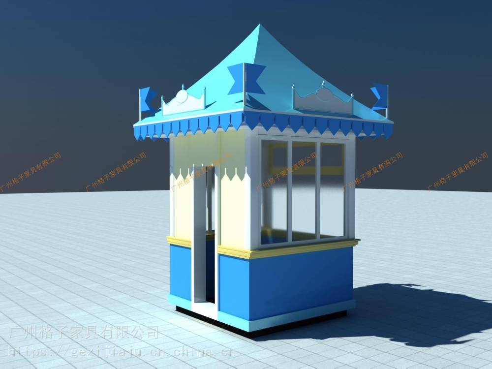游乐园卡通售卖亭景区古典餐饮花车文旅景区零售商铺