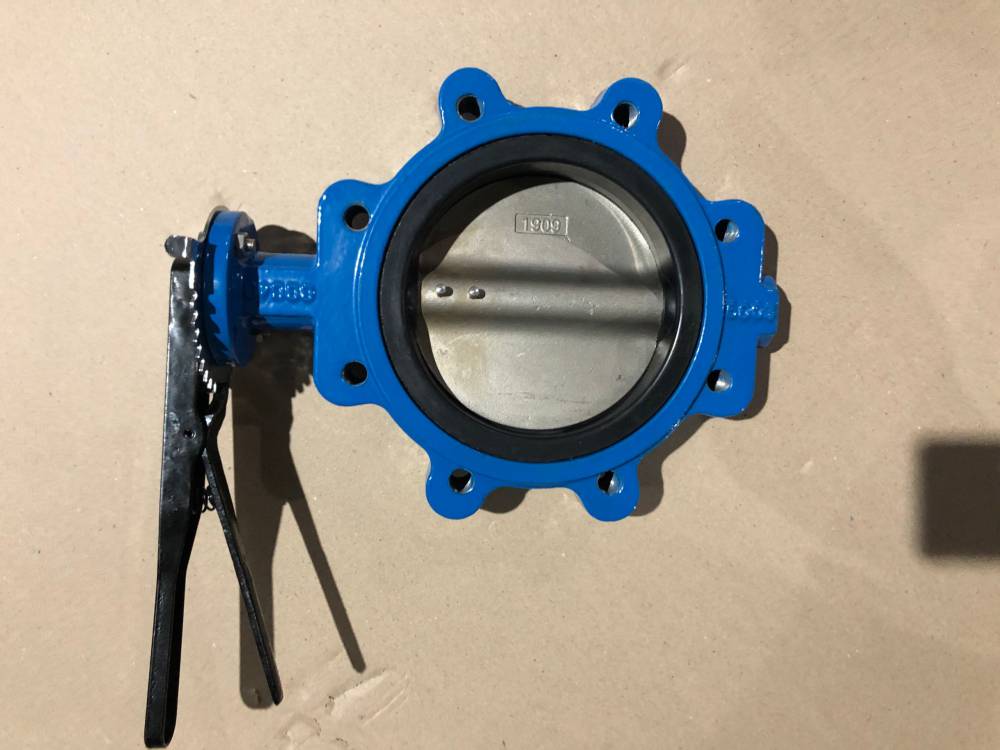 ltd71x-16德标手动对夹蝶阀 材质球墨铸铁dn450
