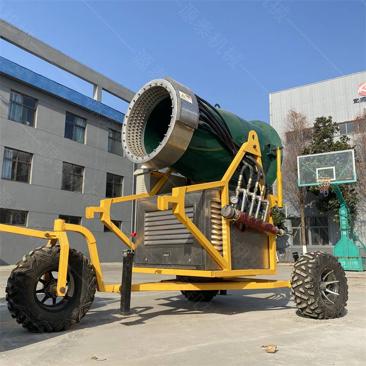 商用人工降雪机户外移动造雪机炮筒式大面积雪花机