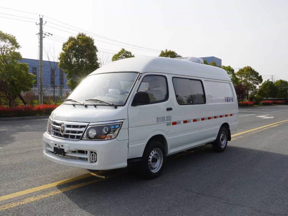 金杯福田g7小型面包保鲜冷链车市区牛奶雪糕保鲜冷链配送车图片