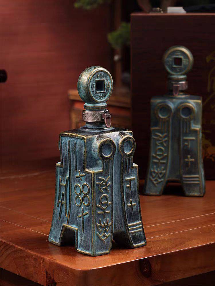 一斤装陶瓷酒瓶 仿古古币陶瓷酒瓶客户定制款酒瓶厂