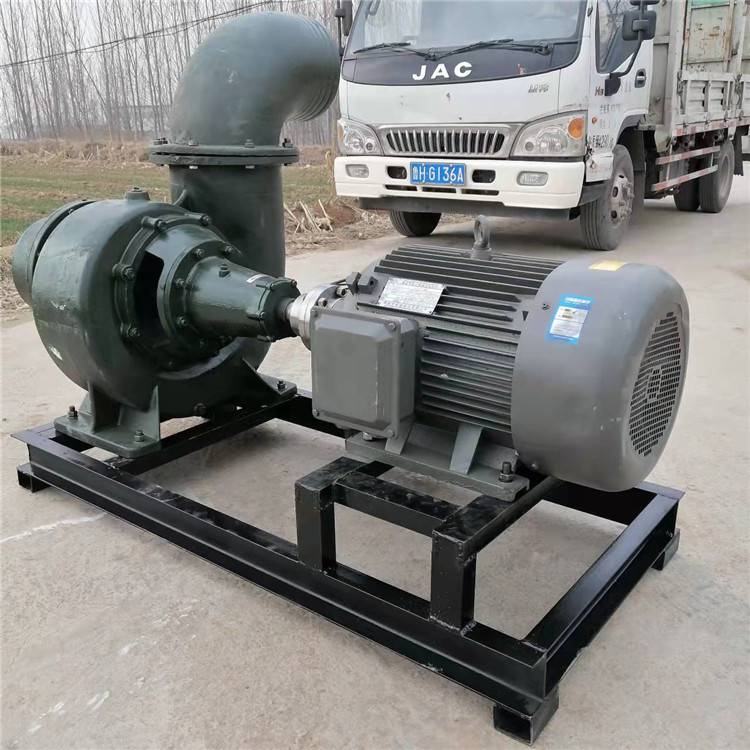 蔬菜基地灌溉泵8寸大口径防汛排涝泵柴油机抽水泵排涝泵