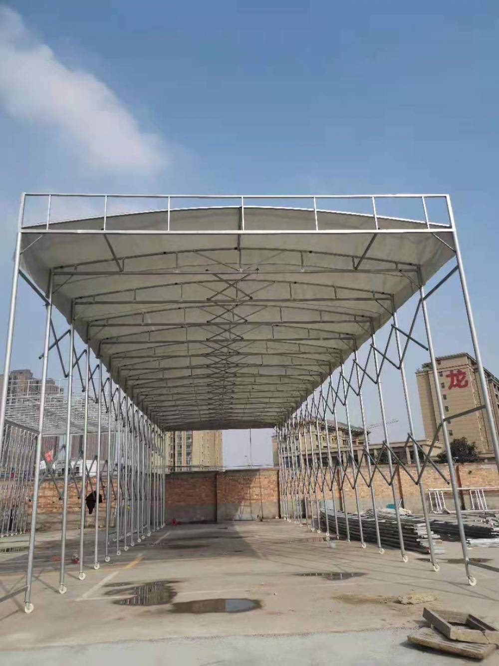 西安中赞推拉雨棚