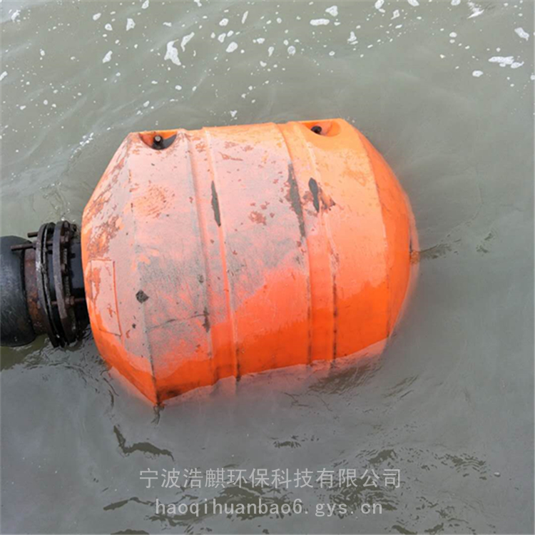 五水共治海上养殖区域输水夹管式浮筒 水电站定制管道浮排组合式