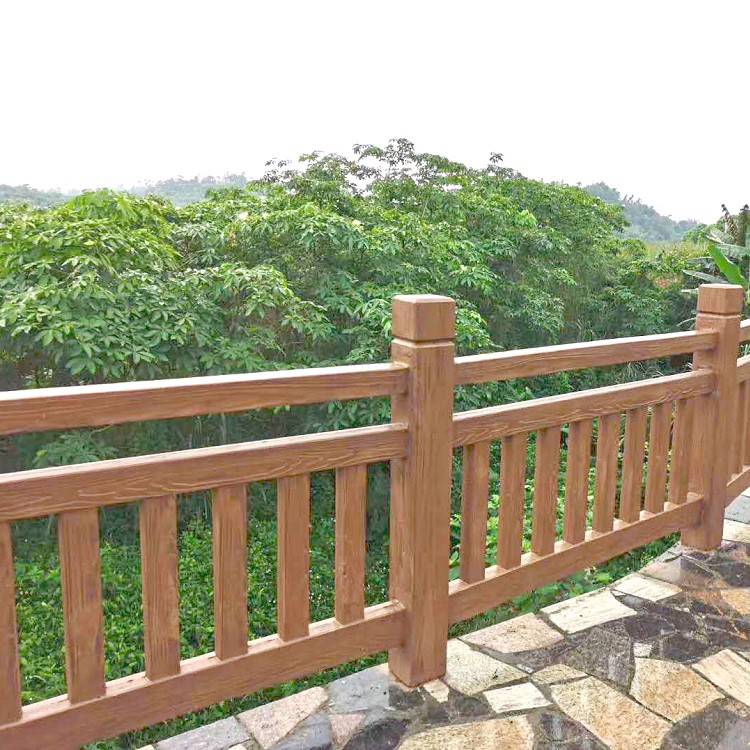 艺高景观梯形仿木护栏 仿竹栅栏 河道仿木围栏】江西赣州河南新乡市双