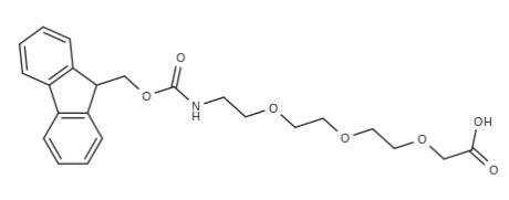 139338-72-0，Fmoc-NH-PEG3-CH2COOH粘稠液体或者固体粉末