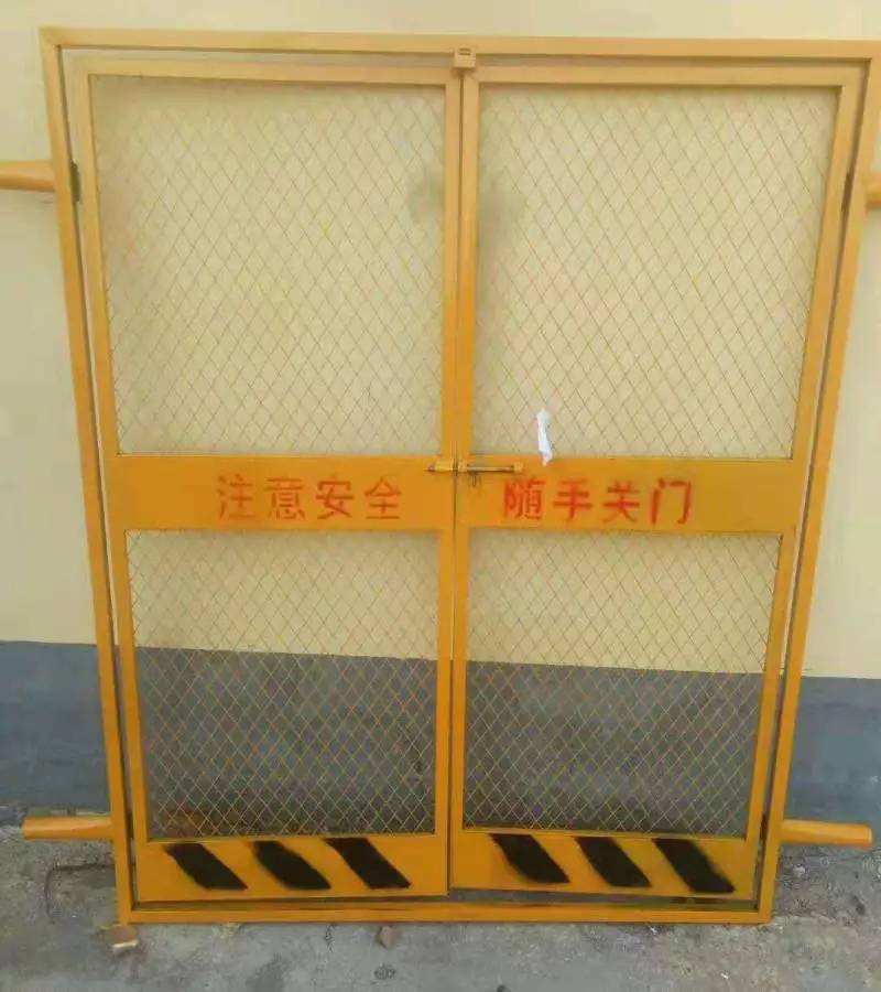 施工电梯防护门 建筑楼梯井口安全门 工地楼层人货梯门瑞莱
