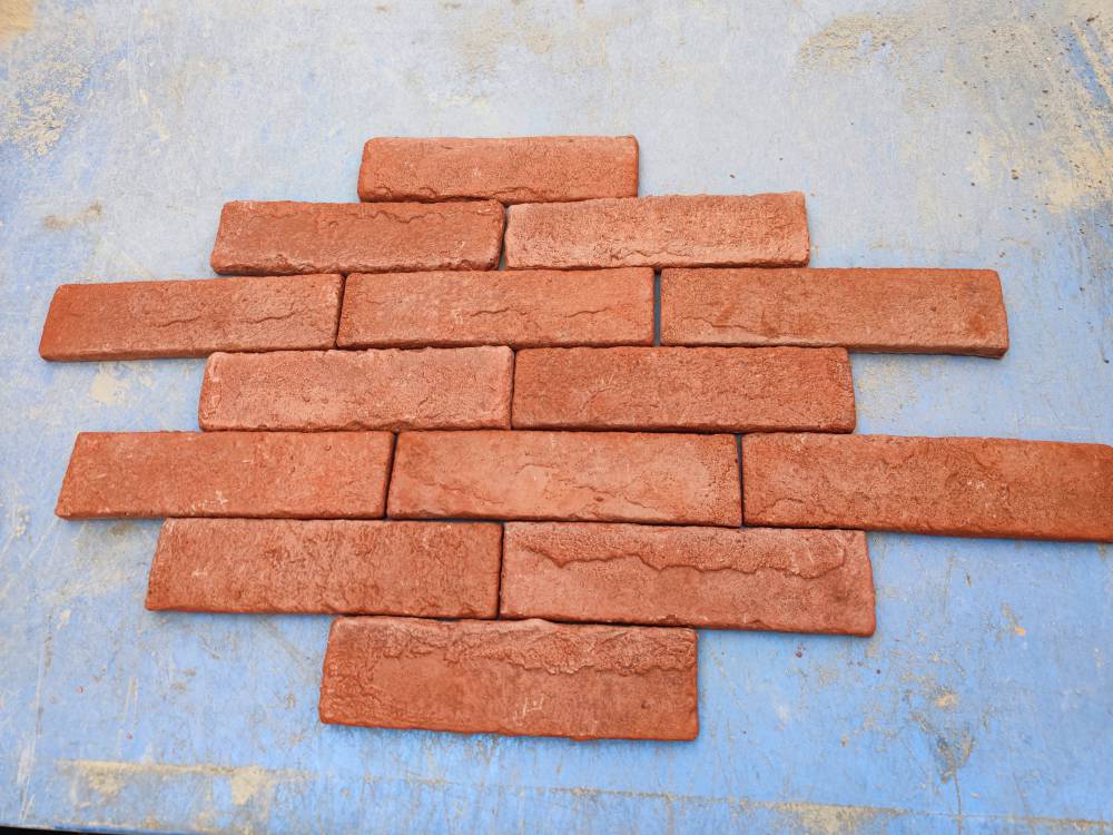 红色文化石 文化砖 仿石墙砖 灰色老砖片 色差仿古砖 中式复古装修