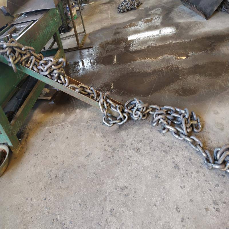 起重吊装吸盘链条接口紧实锰钢工业用输送链热镀锌绿化铁链条