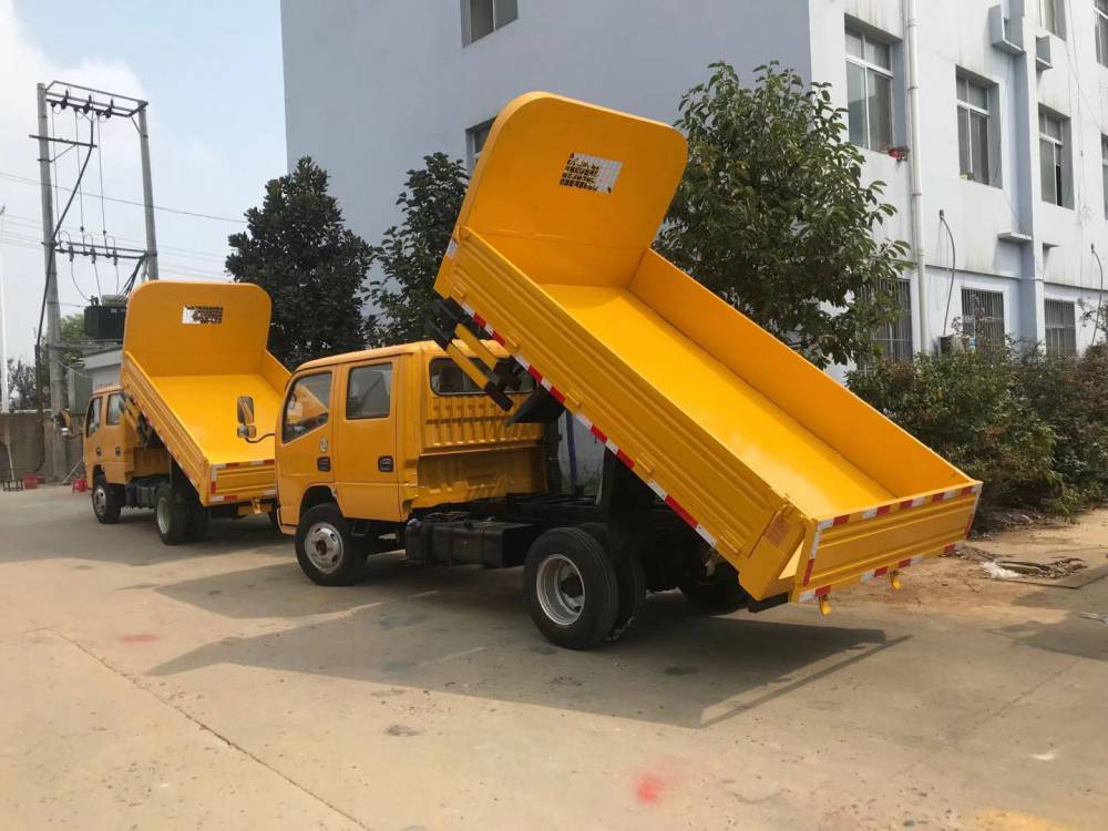 双排自卸小型货车报价及图片自卸双排小货车报价东风多利卡双排自卸小