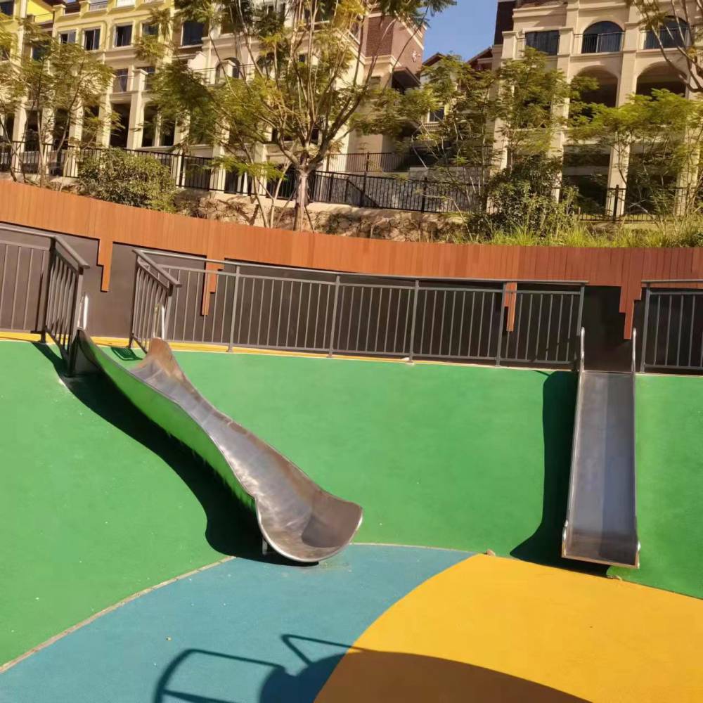 大型不锈钢滑梯户外定制幼儿园公园景区儿童组合游乐设施厂家
