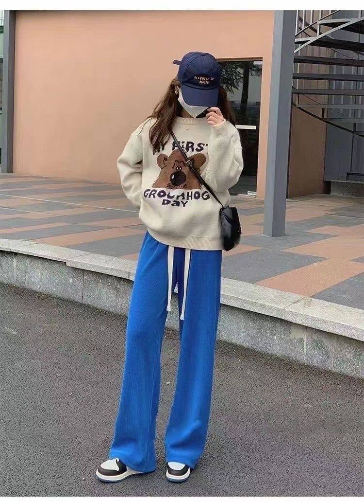 广东梅州女休闲裤品牌大全 款式韩版秋冬几块钱棉质女式休闲裤