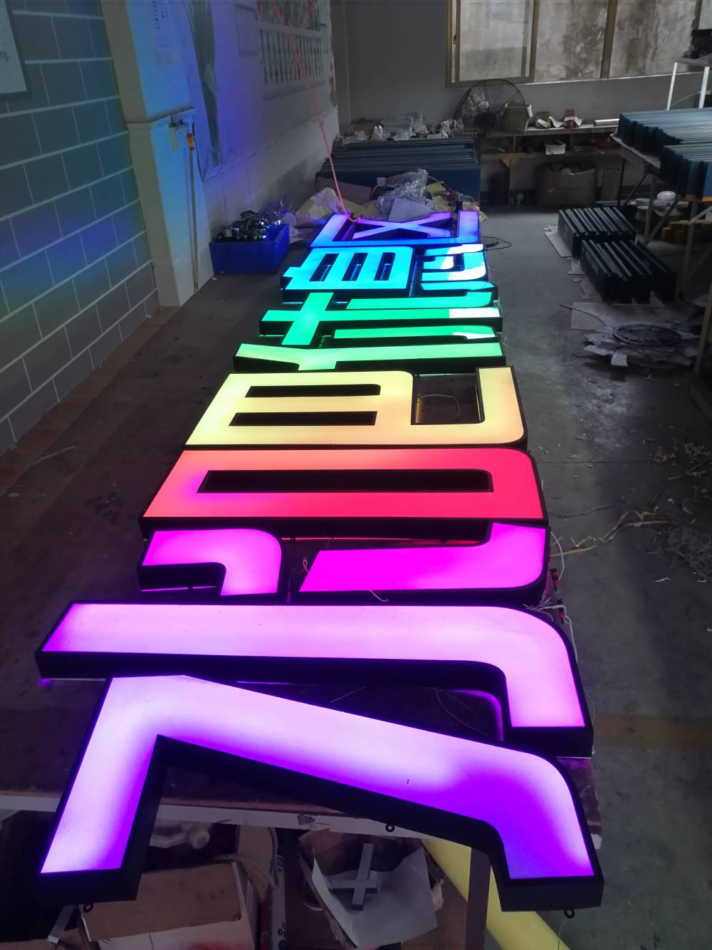 字迷你发光字发光字led发光字工场招牌户外led灯门头招牌定做亚克力字