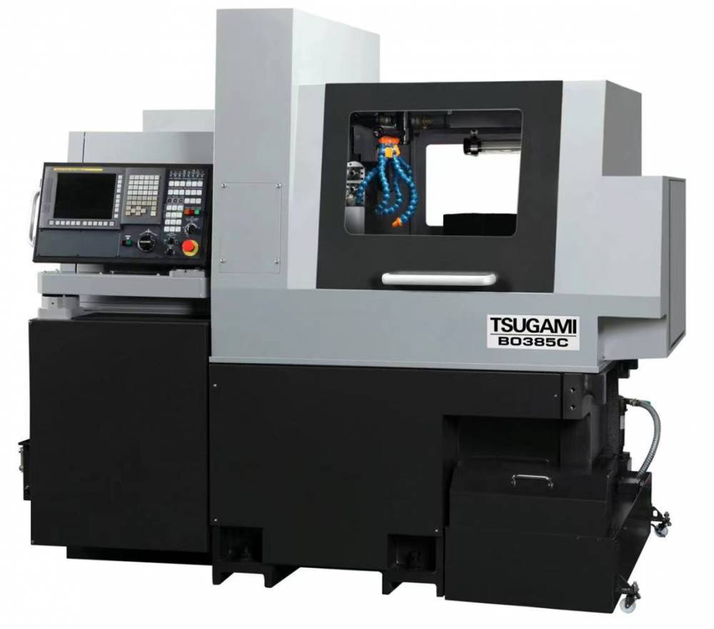 【日本津上b0385c车铣复合走心机机械手自动上料】视频介绍 - 中国