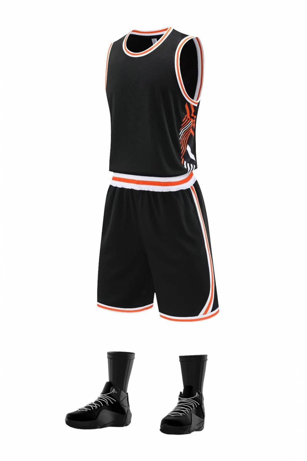 青少年篮球服套装男学生训练比赛队服个性定z白色球衣透气印字号