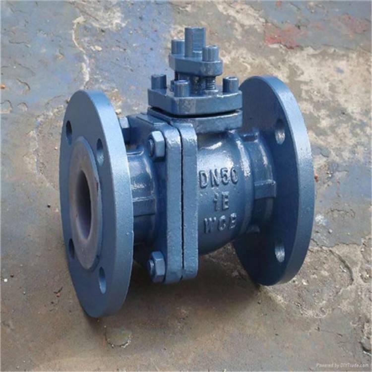 q41f4616cdn65衬氟手动球阀化工管道常用型号规格宝鸡阀门经销商