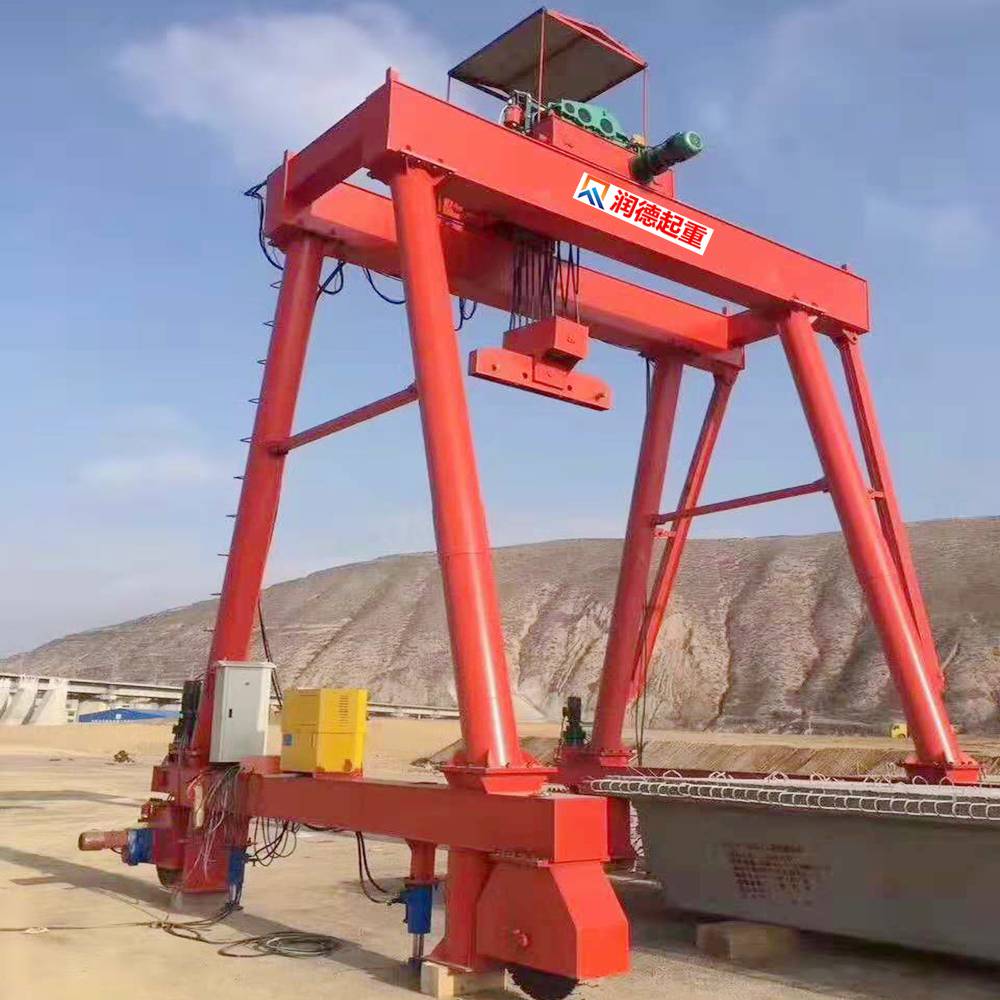 加工定做1t无轨电动行走龙门吊价格无轨龙门架厂家