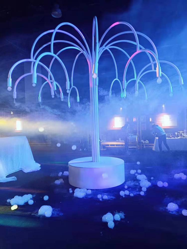 大型舞台互动道具烟泡树烟泡树定制烟泡树批发烟泡树租赁