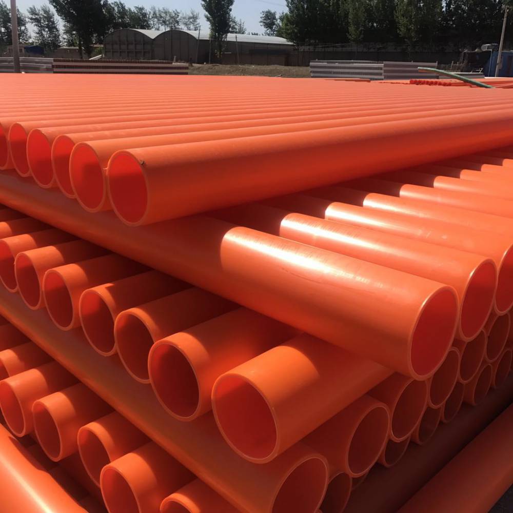 河南濮阳橘红色mpp电缆保护管厂家纯原料dn50315规格