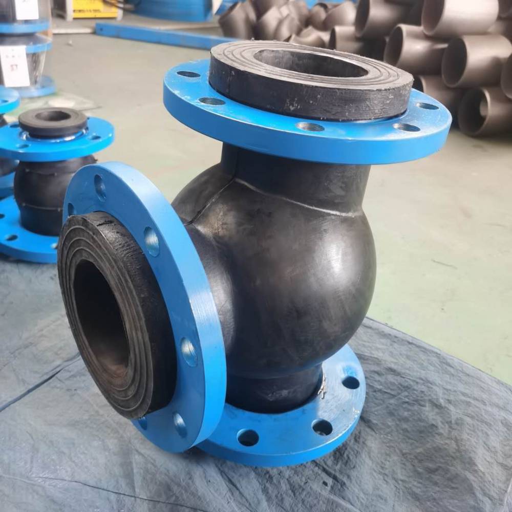 供应厦门污水处理用jgd型橡胶软接头dn300橡胶三通保量