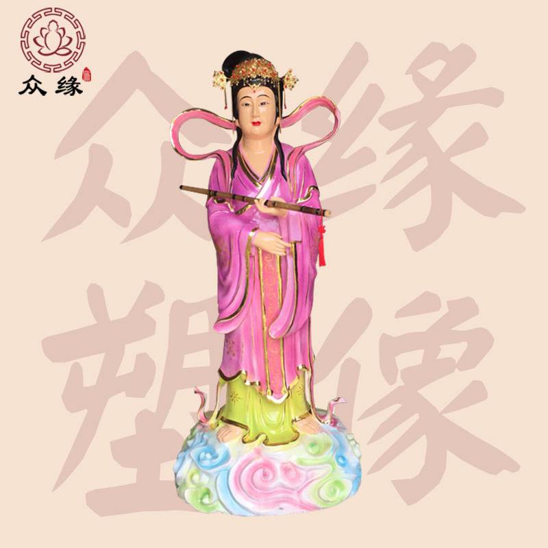 18米七仙女神像站款七仙姑佛像欢天喜地七仙女董永塑像