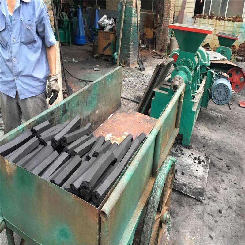 德辉多孔竹炭粉挤出机高压碳粉煤棒机180型冲压式制棒机