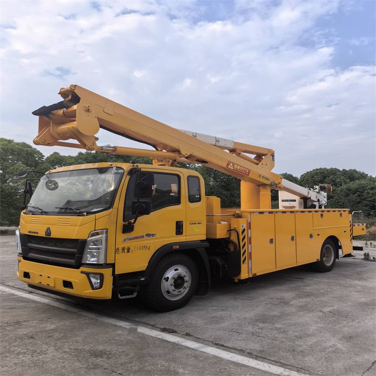 哈萨克斯坦高空车出口 31米五十铃高空作业车订制出口