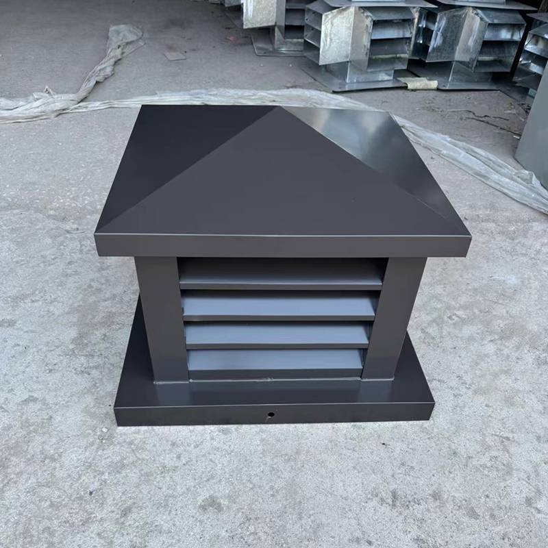 烟道出屋面防雨百叶式风帽 c系列防倒灌风帽 成品固定式风帽