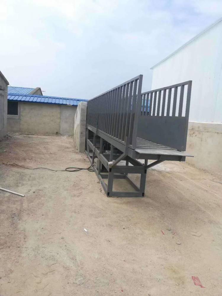 江北区移动式固定式卸猪台养殖厂上下装猪台电动斜坡转运通道大型固定