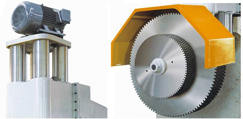 液态式升降多片组合切石机大型台式切石机矿山锯