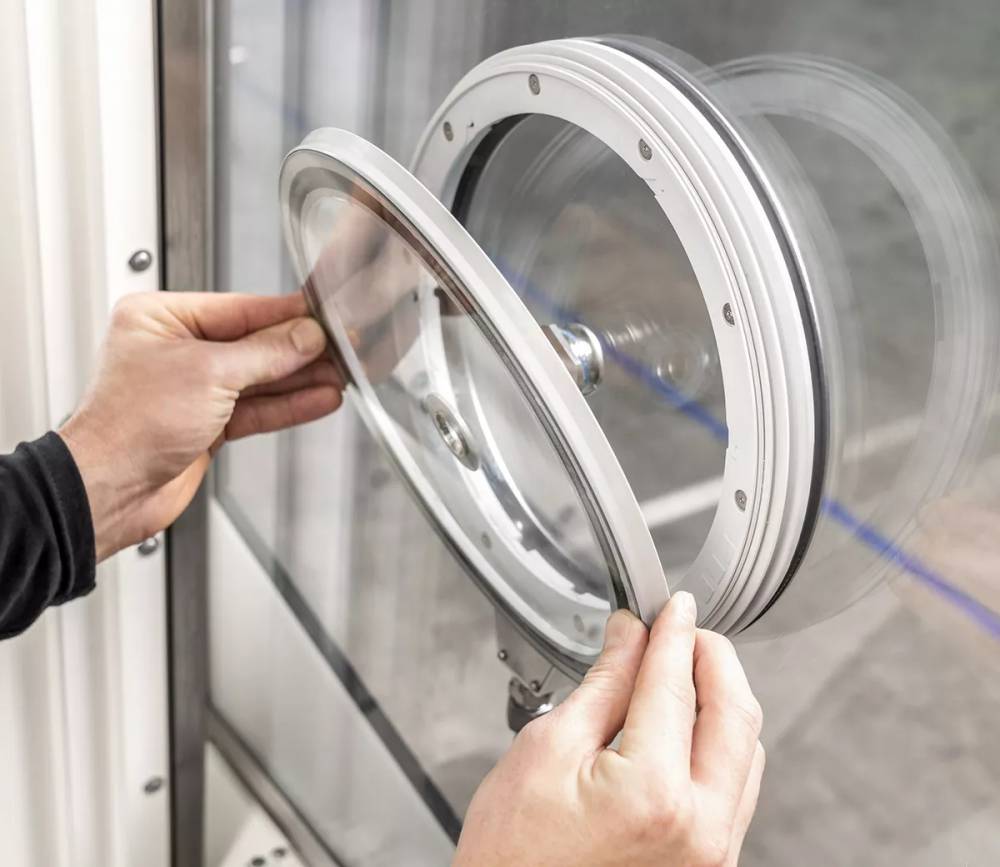 visiport气动旋转窗a175旋转视窗