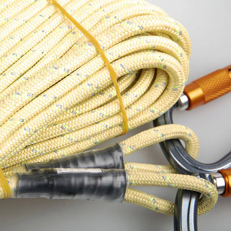 消防员应急逃生自救安全绳索防火阻燃芳纶绳反光夜光凯夫拉绳