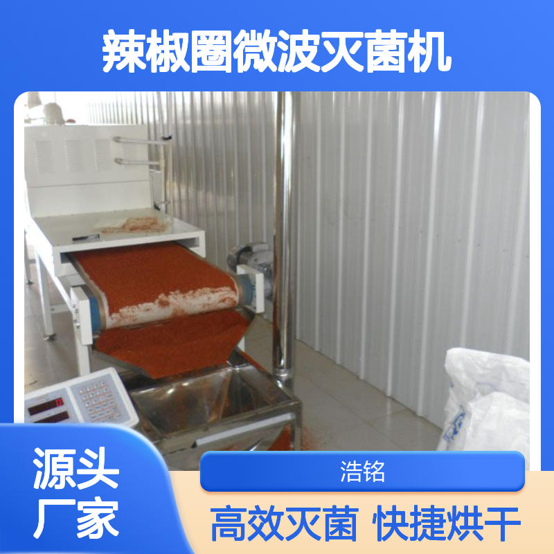 辣椒粉杀菌机辣椒圈微波灭菌机光速加热烘干消毒一体机