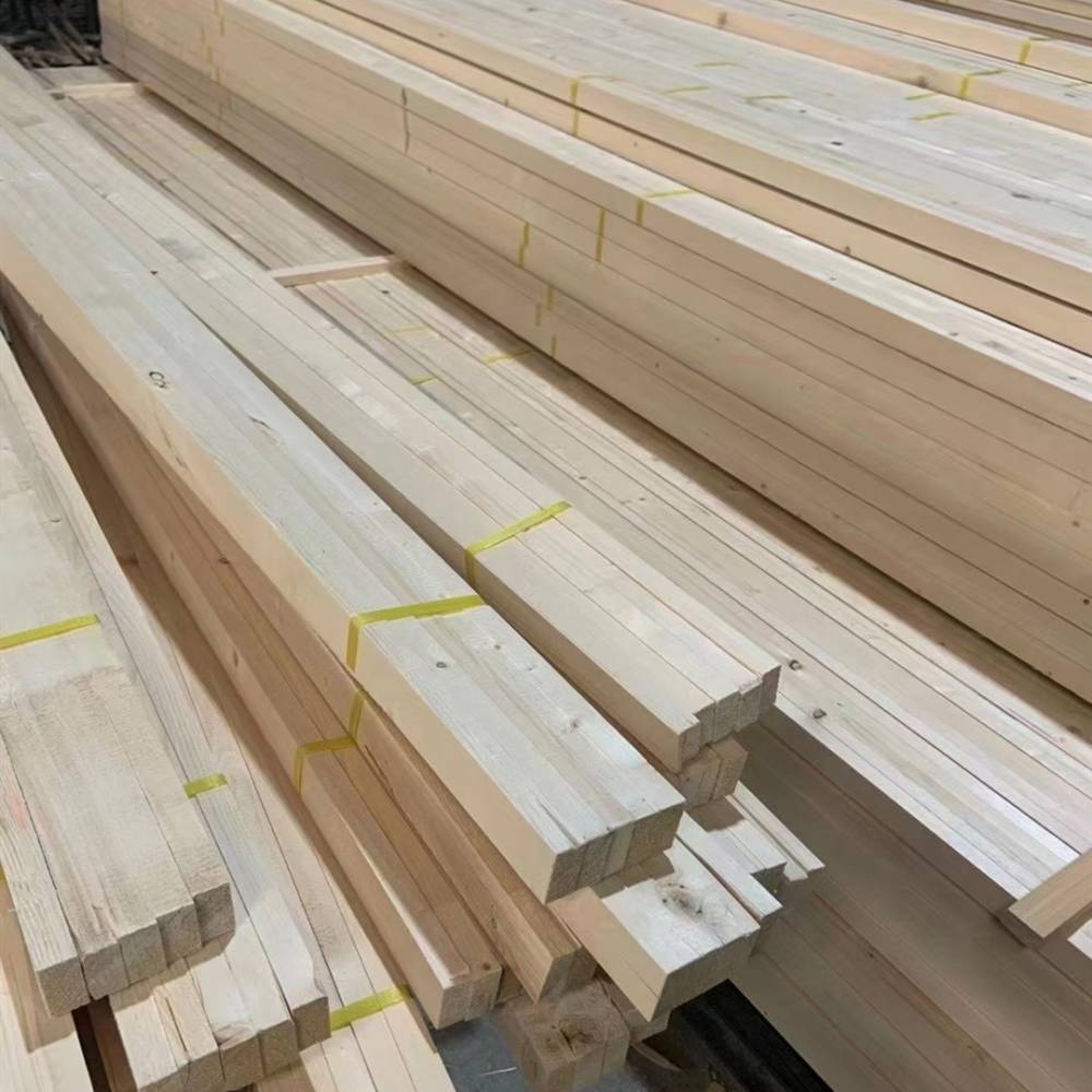 石家庄裕华四面见线进口建筑木方3米辐射松工地方木条子