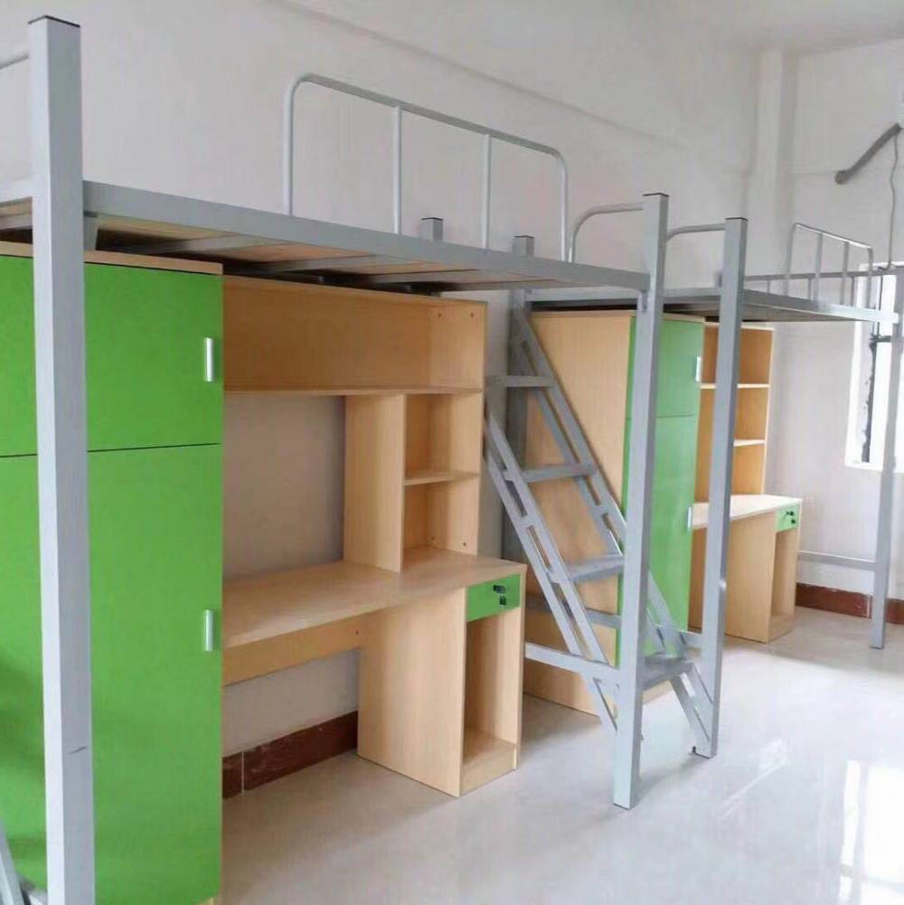 桂林恭城牢固铁架床SF员工宿舍高低床支持安装