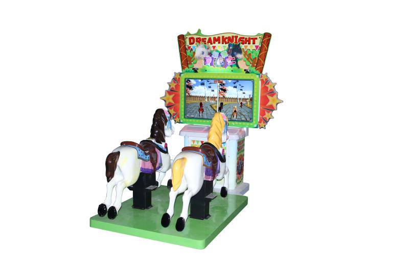 梦幻骑士双人赛马成人摇摆机互动摇摆机出礼品的大马机