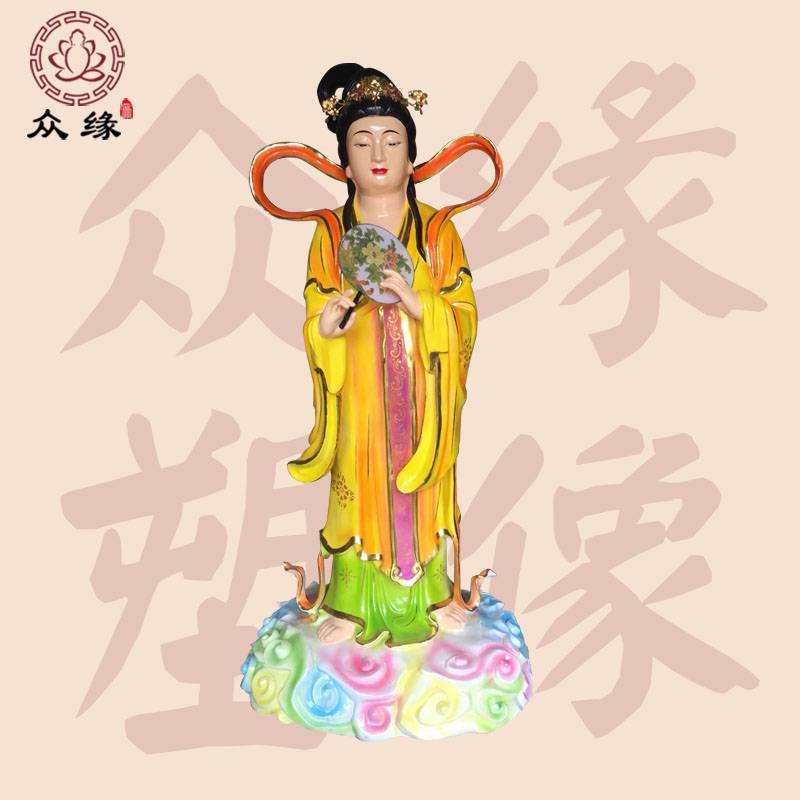 18米七仙女神像站款七仙姑佛像欢天喜地七仙女董永塑像