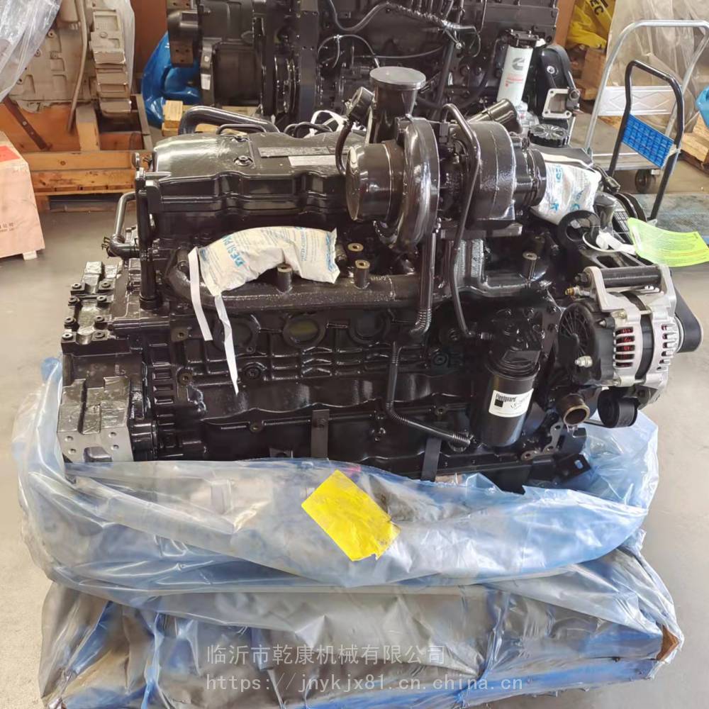 进口康明斯qsb67发动机总成现代215挖掘机发动机
